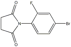 1-(4-bromo-2-fluorophenyl)pyrrolidine-2,5-dione Struktur