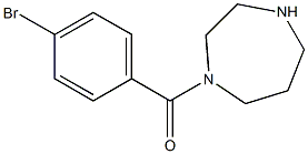 1-(4-bromobenzoyl)-1,4-diazepane Struktur