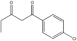 1-(4-chlorophenyl)pentane-1,3-dione Struktur