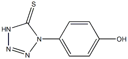 1-(4-hydroxyphenyl)-4,5-dihydro-1H-1,2,3,4-tetrazole-5-thione Struktur