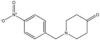 1-(4-nitrobenzyl)piperidin-4-one Struktur