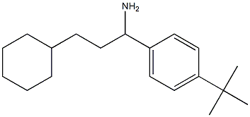 1-(4-tert-butylphenyl)-3-cyclohexylpropan-1-amine Struktur