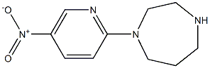 1-(5-nitropyridin-2-yl)-1,4-diazepane Struktur