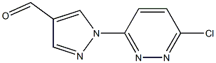 1-(6-chloropyridazin-3-yl)-1H-pyrazole-4-carbaldehyde Struktur