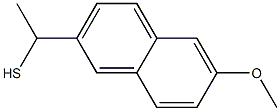 1-(6-methoxynaphthalen-2-yl)ethane-1-thiol Struktur