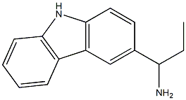 1-(9H-carbazol-3-yl)propan-1-amine Struktur