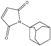 1-(adamantan-1-yl)-2,5-dihydro-1H-pyrrole-2,5-dione Struktur