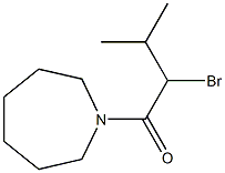 1-(azepan-1-yl)-2-bromo-3-methylbutan-1-one Struktur