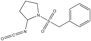 1-(benzylsulfonyl)-2-isocyanatopyrrolidine Struktur