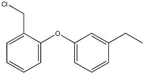 1-(chloromethyl)-2-(3-ethylphenoxy)benzene Struktur