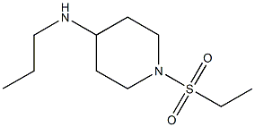 1-(ethanesulfonyl)-N-propylpiperidin-4-amine Struktur