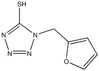 1-(furan-2-ylmethyl)-1H-1,2,3,4-tetrazole-5-thiol Struktur