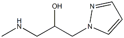 1-(methylamino)-3-(1H-pyrazol-1-yl)propan-2-ol Struktur