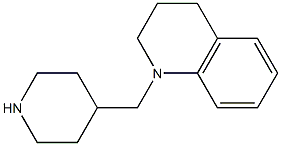 1-(piperidin-4-ylmethyl)-1,2,3,4-tetrahydroquinoline Struktur