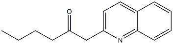 1-(quinolin-2-yl)hexan-2-one Struktur