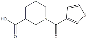 1-(thien-3-ylcarbonyl)piperidine-3-carboxylic acid Struktur