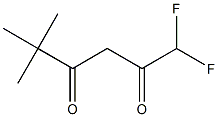 1,1-difluoro-5,5-dimethylhexane-2,4-dione Struktur