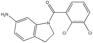 1-[(2,3-dichlorophenyl)carbonyl]-2,3-dihydro-1H-indol-6-amine Struktur