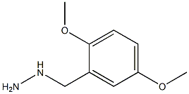 1-[(2,5-dimethoxyphenyl)methyl]hydrazine Struktur