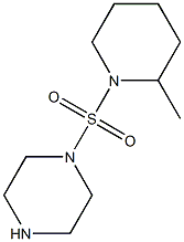 1-[(2-methylpiperidine-1-)sulfonyl]piperazine Struktur