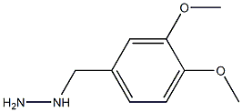 1-[(3,4-dimethoxyphenyl)methyl]hydrazine Struktur