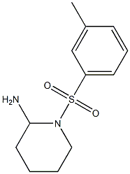 1-[(3-methylbenzene)sulfonyl]piperidin-2-amine Struktur