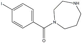 1-[(4-iodophenyl)carbonyl]-1,4-diazepane Struktur