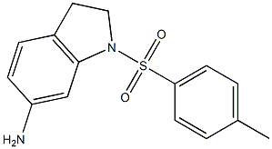 1-[(4-methylbenzene)sulfonyl]-2,3-dihydro-1H-indol-6-amine Struktur