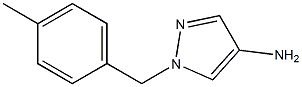 1-[(4-methylphenyl)methyl]-1H-pyrazol-4-amine Struktur