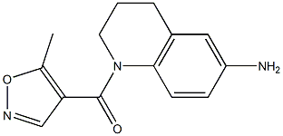 1-[(5-methyl-1,2-oxazol-4-yl)carbonyl]-1,2,3,4-tetrahydroquinolin-6-amine Struktur