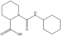 1-[(cyclohexylamino)carbonyl]piperidine-2-carboxylic acid Struktur