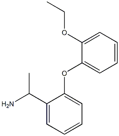 1-[2-(2-ethoxyphenoxy)phenyl]ethan-1-amine Struktur