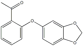 1-[2-(2H-1,3-benzodioxol-5-yloxy)phenyl]ethan-1-one Struktur