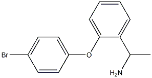 1-[2-(4-bromophenoxy)phenyl]ethan-1-amine Struktur