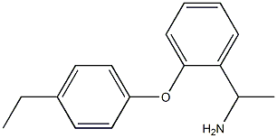 1-[2-(4-ethylphenoxy)phenyl]ethan-1-amine Struktur