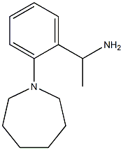 1-[2-(azepan-1-yl)phenyl]ethan-1-amine Struktur