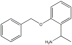 1-[2-(benzyloxy)phenyl]ethanamine Struktur