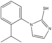 1-[2-(propan-2-yl)phenyl]-1H-imidazole-2-thiol Struktur