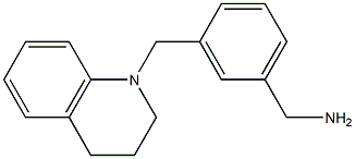 1-[3-(3,4-dihydroquinolin-1(2H)-ylmethyl)phenyl]methanamine Struktur