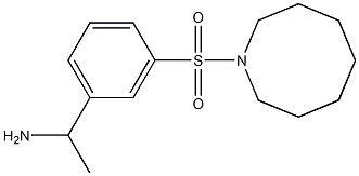 1-[3-(azocane-1-sulfonyl)phenyl]ethan-1-amine Struktur