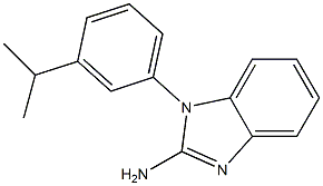 1-[3-(propan-2-yl)phenyl]-1H-1,3-benzodiazol-2-amine Struktur