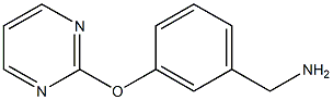 1-[3-(pyrimidin-2-yloxy)phenyl]methanamine Struktur