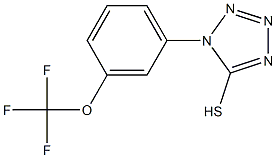 1-[3-(trifluoromethoxy)phenyl]-1H-1,2,3,4-tetrazole-5-thiol Struktur