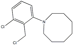 1-[3-chloro-2-(chloromethyl)phenyl]azocane Struktur