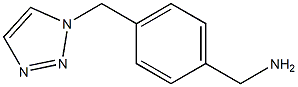 1-[4-(1H-1,2,3-triazol-1-ylmethyl)phenyl]methanamine Struktur