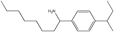 1-[4-(butan-2-yl)phenyl]octan-1-amine Struktur