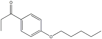 1-[4-(pentyloxy)phenyl]propan-1-one Struktur