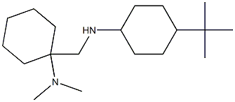 1-{[(4-tert-butylcyclohexyl)amino]methyl}-N,N-dimethylcyclohexan-1-amine Struktur