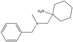 1-{[benzyl(methyl)amino]methyl}cyclohexan-1-amine Struktur