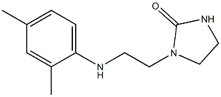 1-{2-[(2,4-dimethylphenyl)amino]ethyl}imidazolidin-2-one Struktur